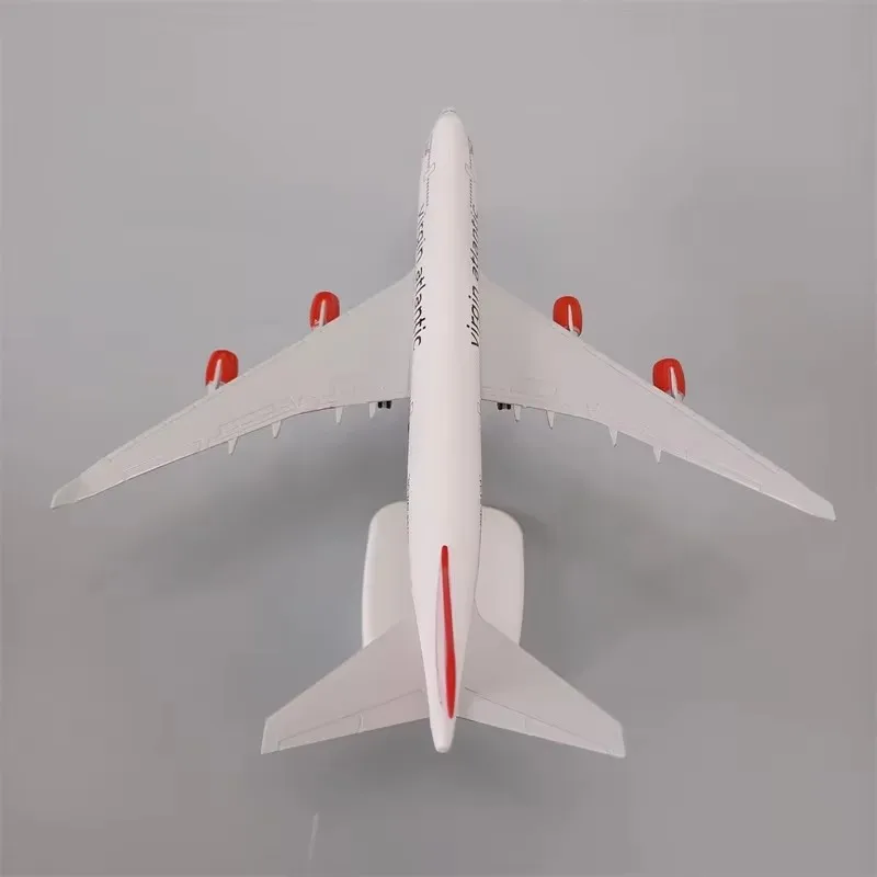 20 см b747 модель самолета virgin atlantic boeing 747 - Фотография_2