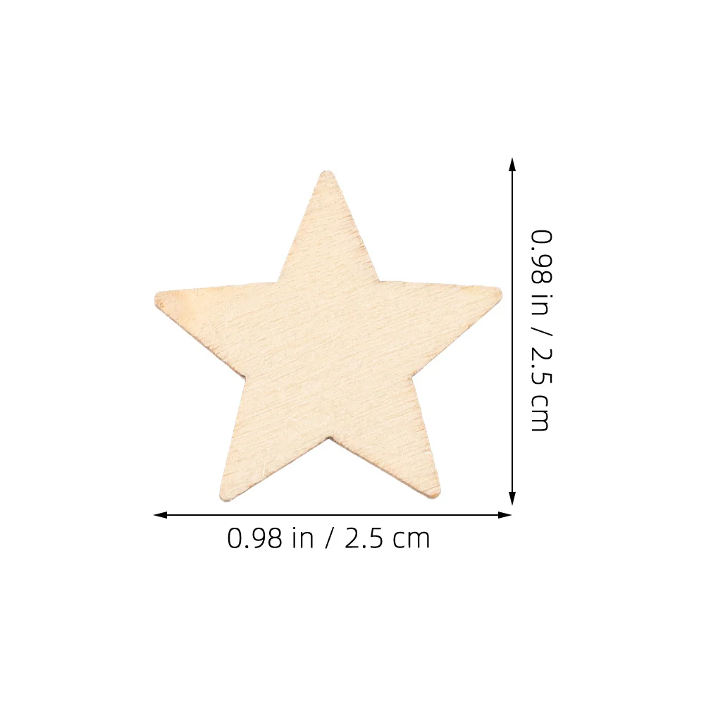 Пустые деревянные звезды незавершенные - Фотография_2