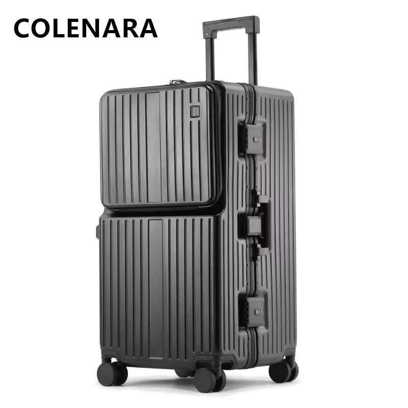 Чемодан colenara с алюминиевой рамой и передним отверстием - Фотография_3