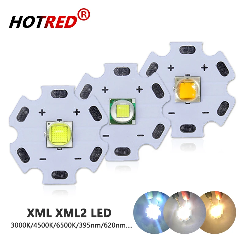 Светодиод высокой мощности 5w10w 5050 xlm t6 xmll2 5050-l2 чип-диоды 3 в 3