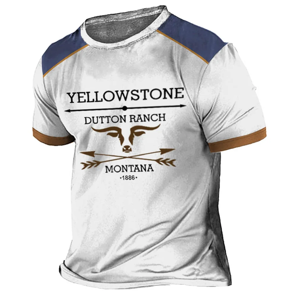 Vintage men's t shirt yellowstone - Фотография_2
