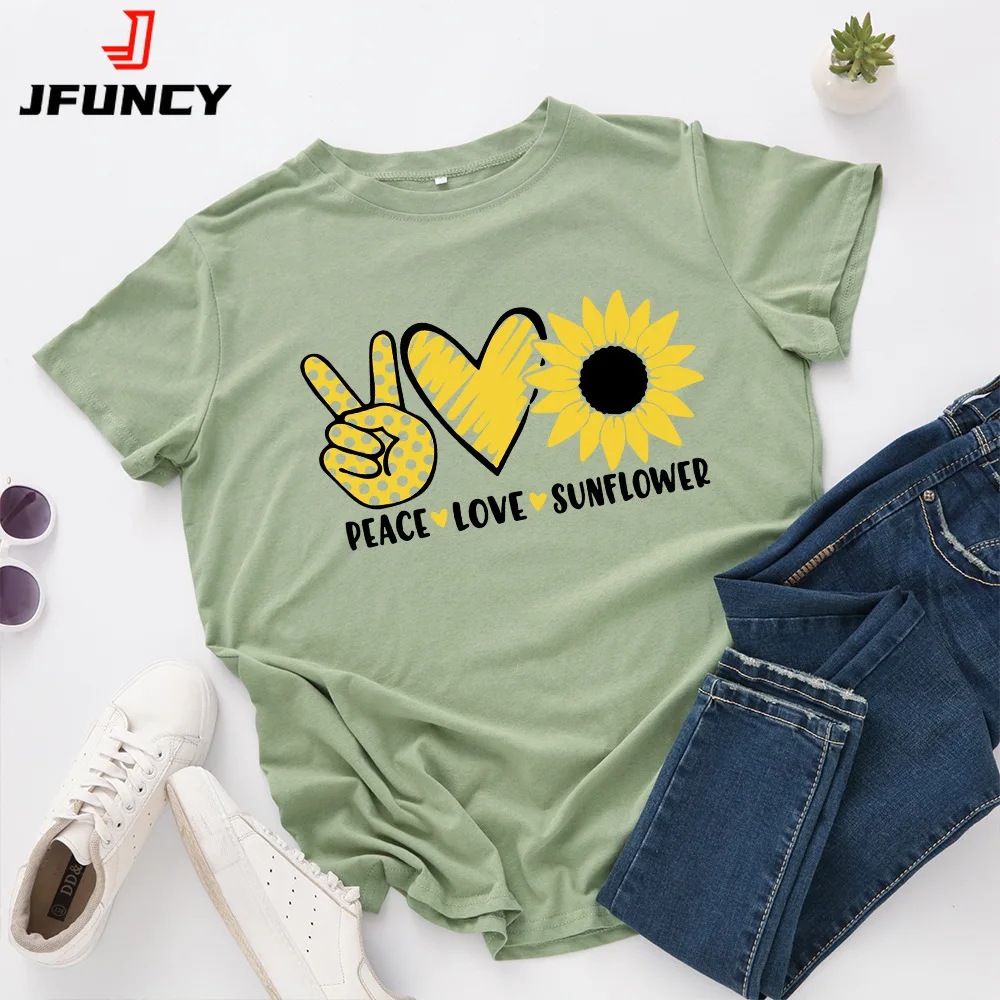 Jfuncy s-5xl, женские футболки