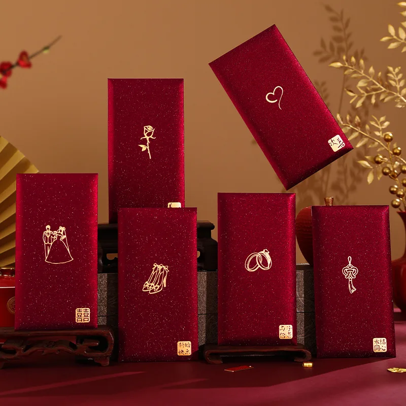 Свадебный простой новый красный - Фотография_3