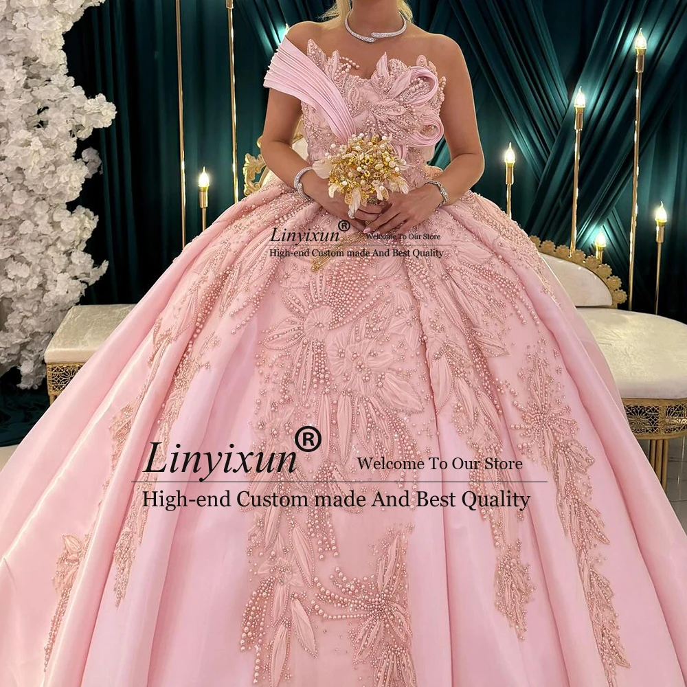 Великолепное платье quinceanera с бисером