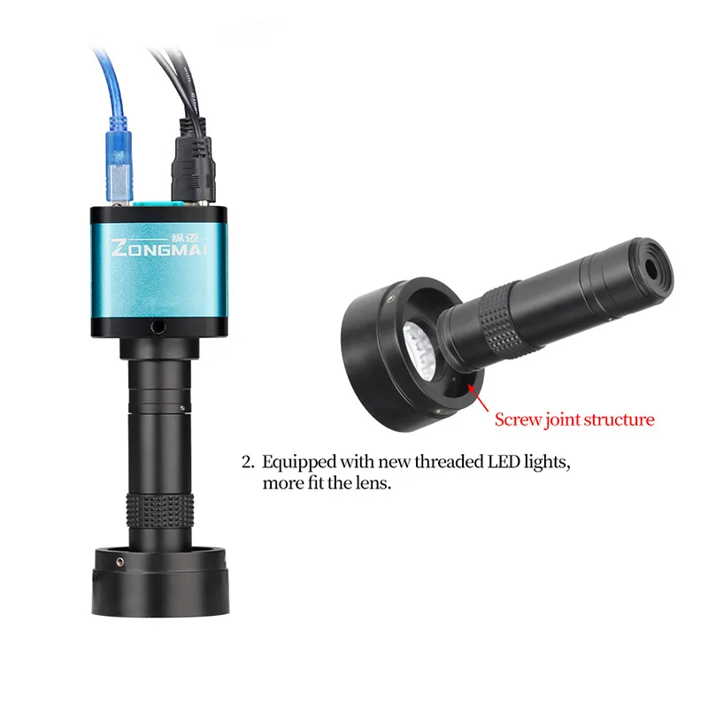 Объектив микроскопа с регулируемым увеличением 1-130x - Фотография_5