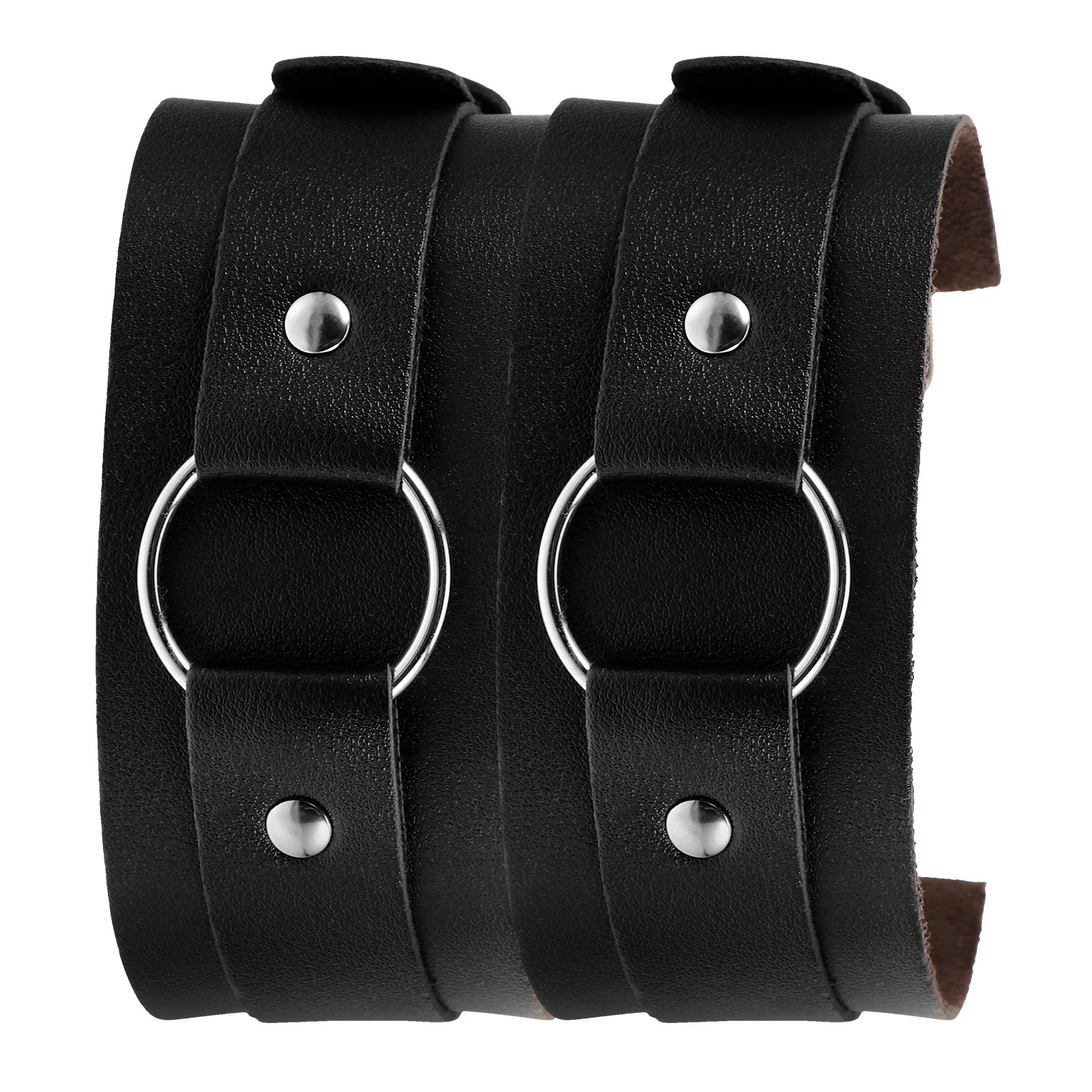 Манжеты на руку в стиле панк для мужчин - Фотография_4