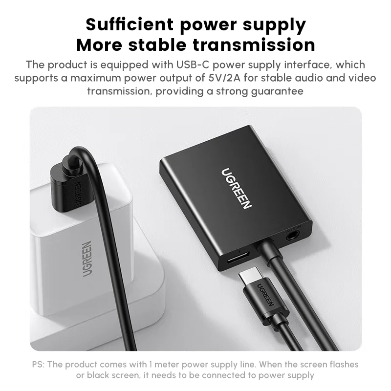 Разъем адаптера ugreen hd-mi — vga (мама-папа) с аудиоразъемом 3 - Фотография_6