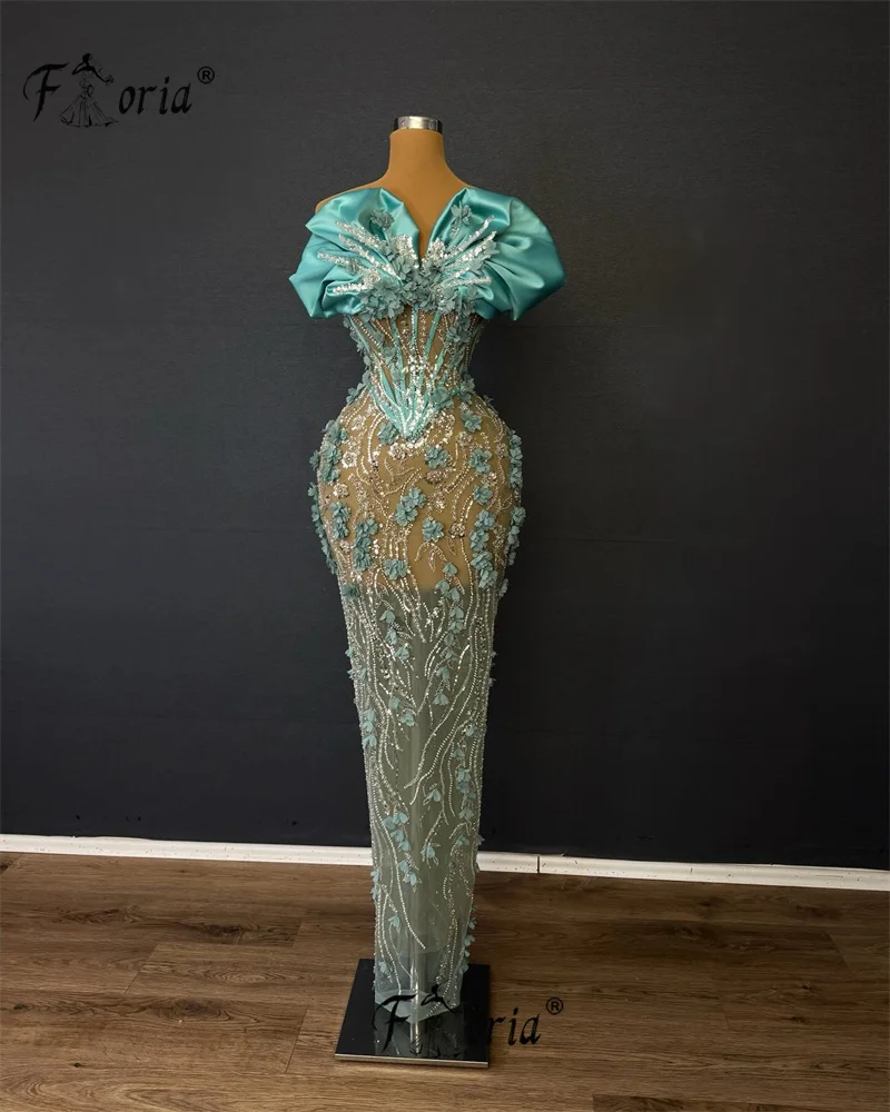 Vestido gala роскошные бусы русалка
