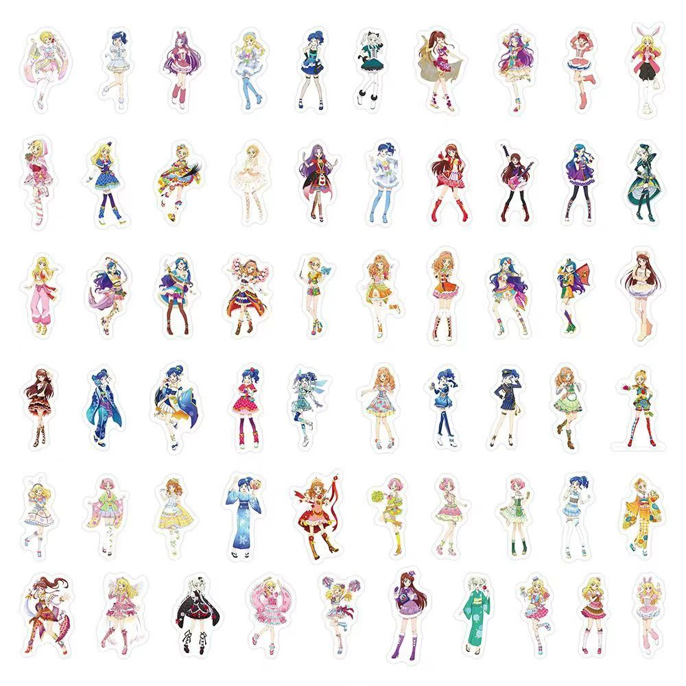 Аниме наклейки aikatsu милые девушки - Фотография_6