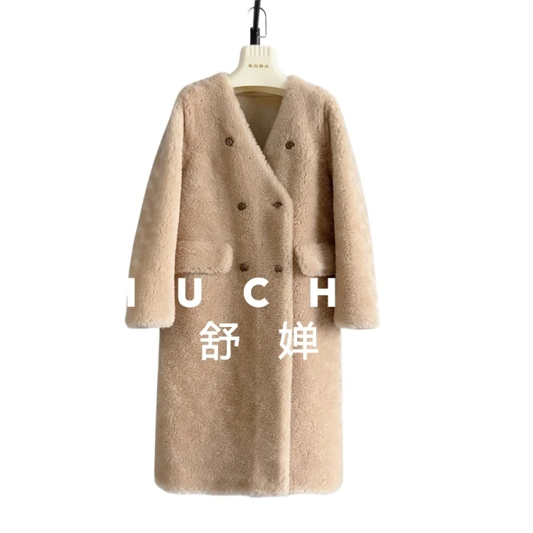 Женское пальто из 100% шерсти