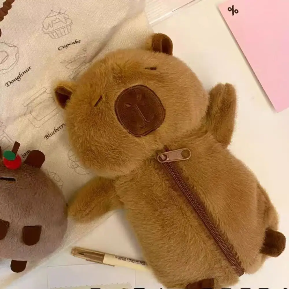Large capacity capybara plush pen - Фотография_4