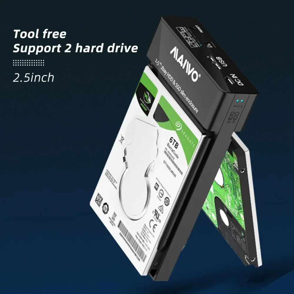 Maiwo 2,5 hdd ssd чехол sata к usb 3 - Фотография_2