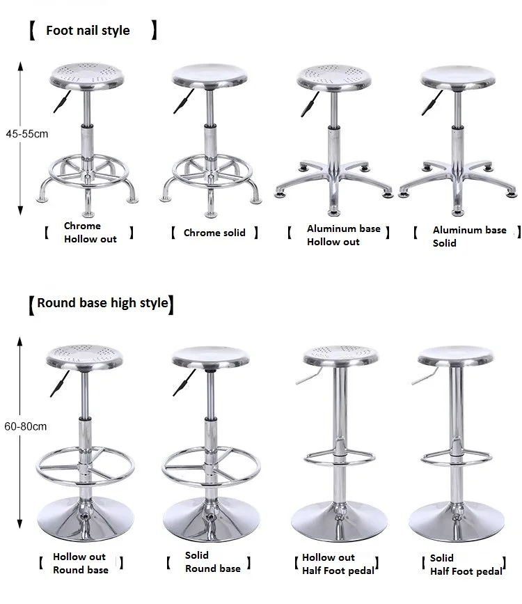 Подъемный круглый табурет из нержавеющей стали - Фотография_6