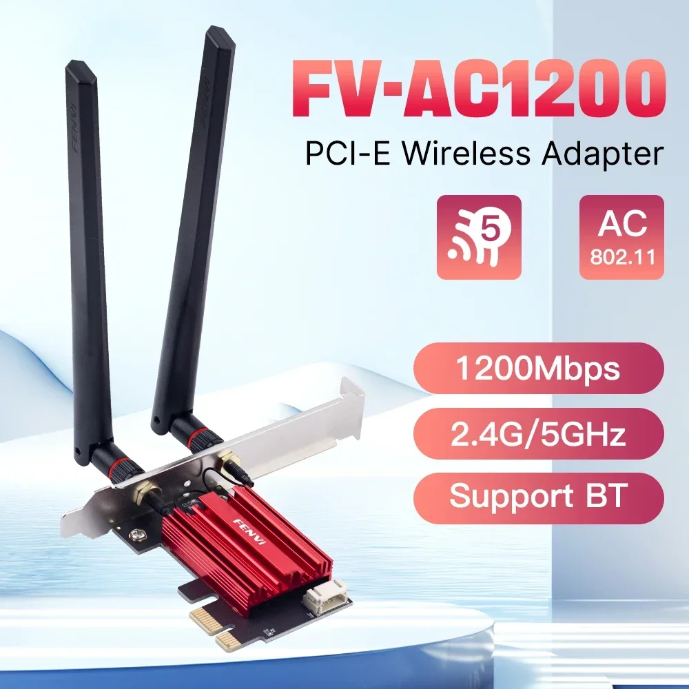 Адаптер fenvi ac1200 wi-fi pcie
