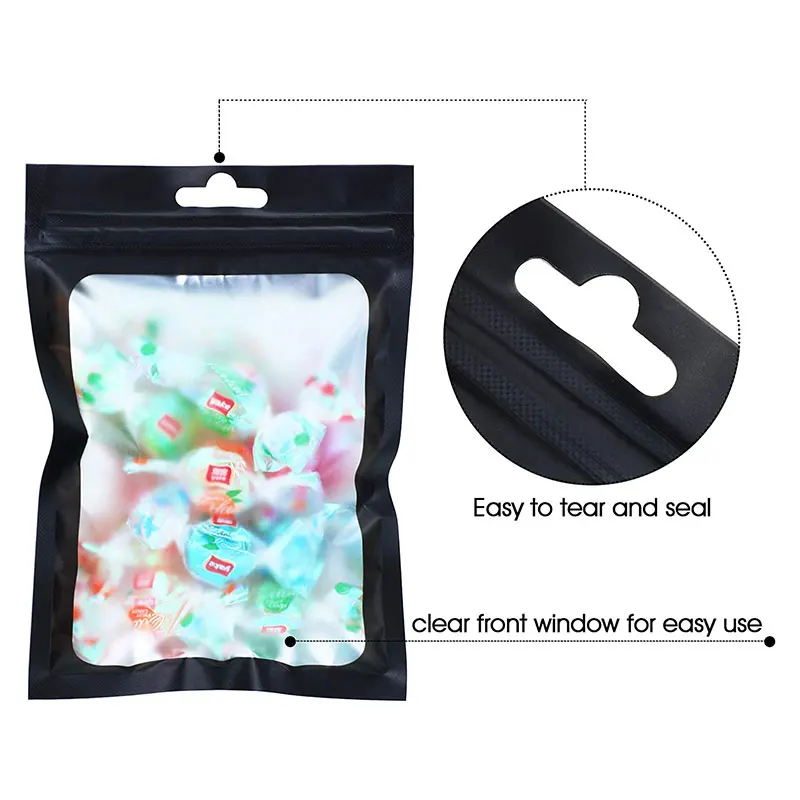 Черные плоские сумки с замком из фольги - Фотография_4