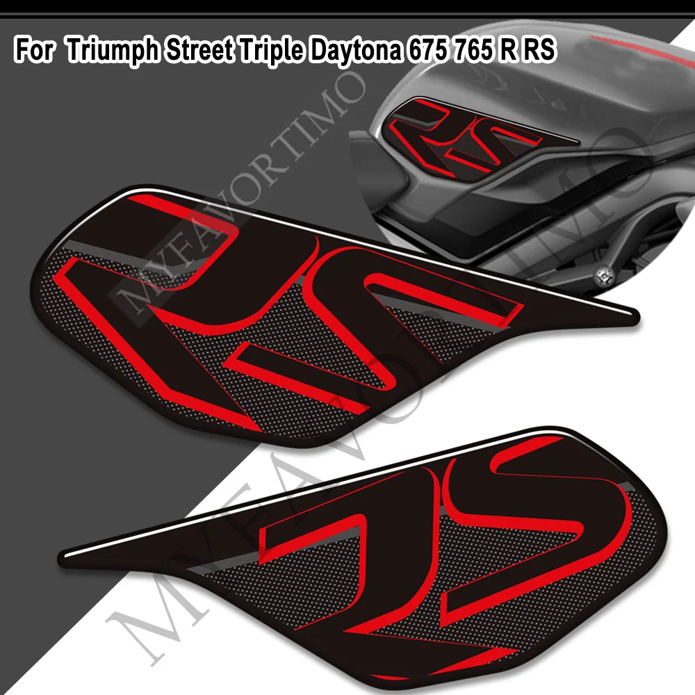 Наклейки для мотоцикла triumph street triple daytona 675 765 r rs - Фотография_4