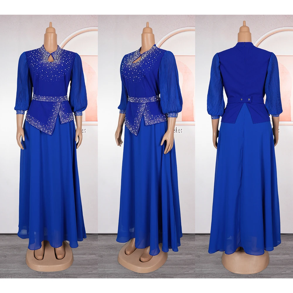 Африканские вечерние платья больших размеров для женщин - Фотография_4