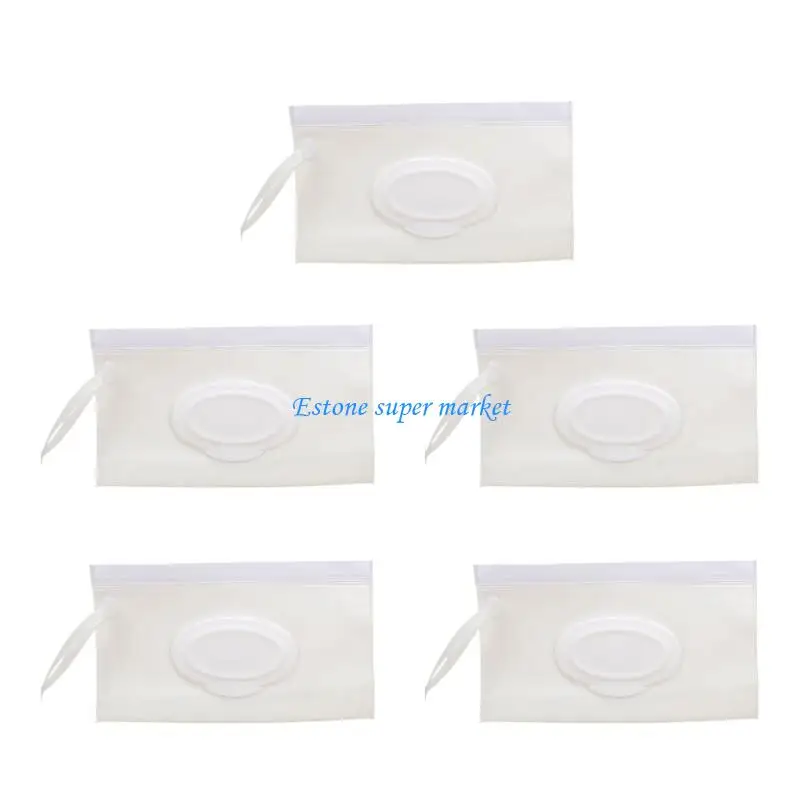 090b 5pcs портативные детские салфетки - Фотография_3