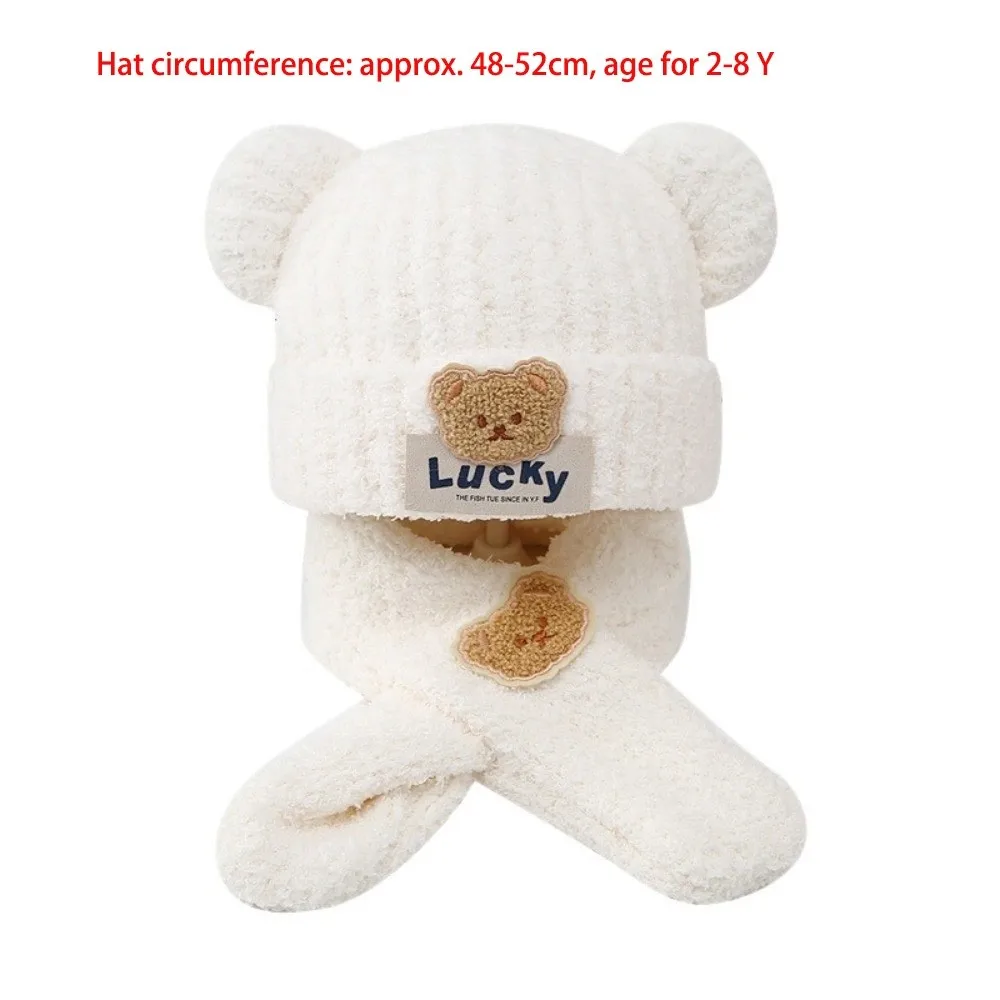 Новый комплект шапки с шарфом lucky bear - Фотография_6
