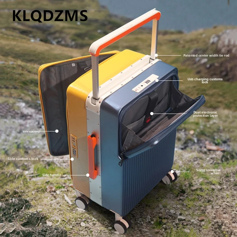 Klqdzms чемодан для ноутбука с передним отверстием