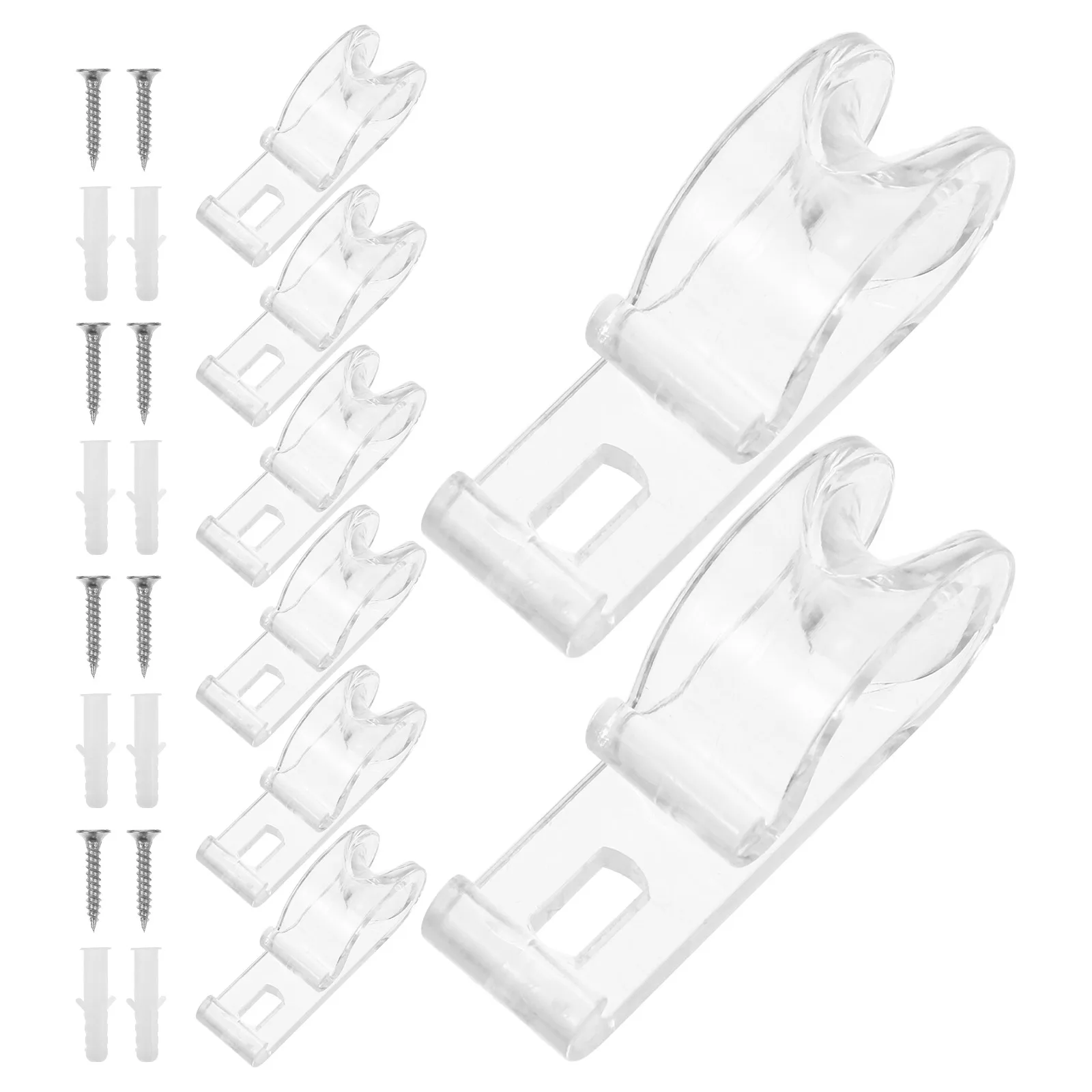 Вогнутые позиционирующие крючки для рулонных жалюзи