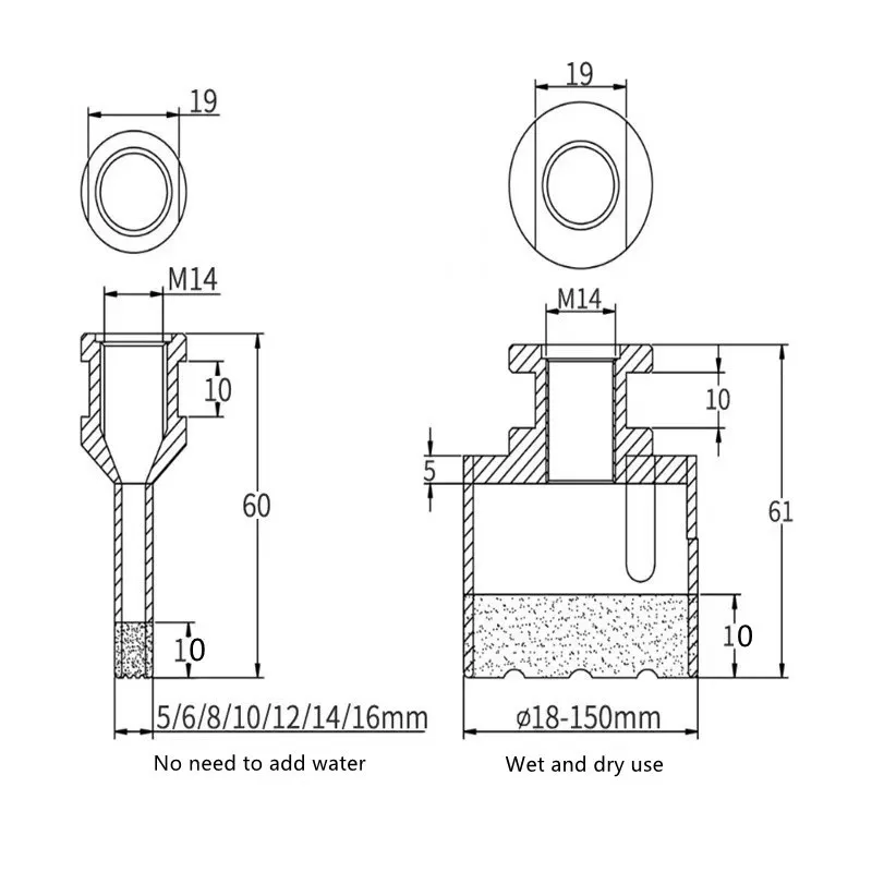 Сухие алмазные сверла для фарфора - Фотография_5