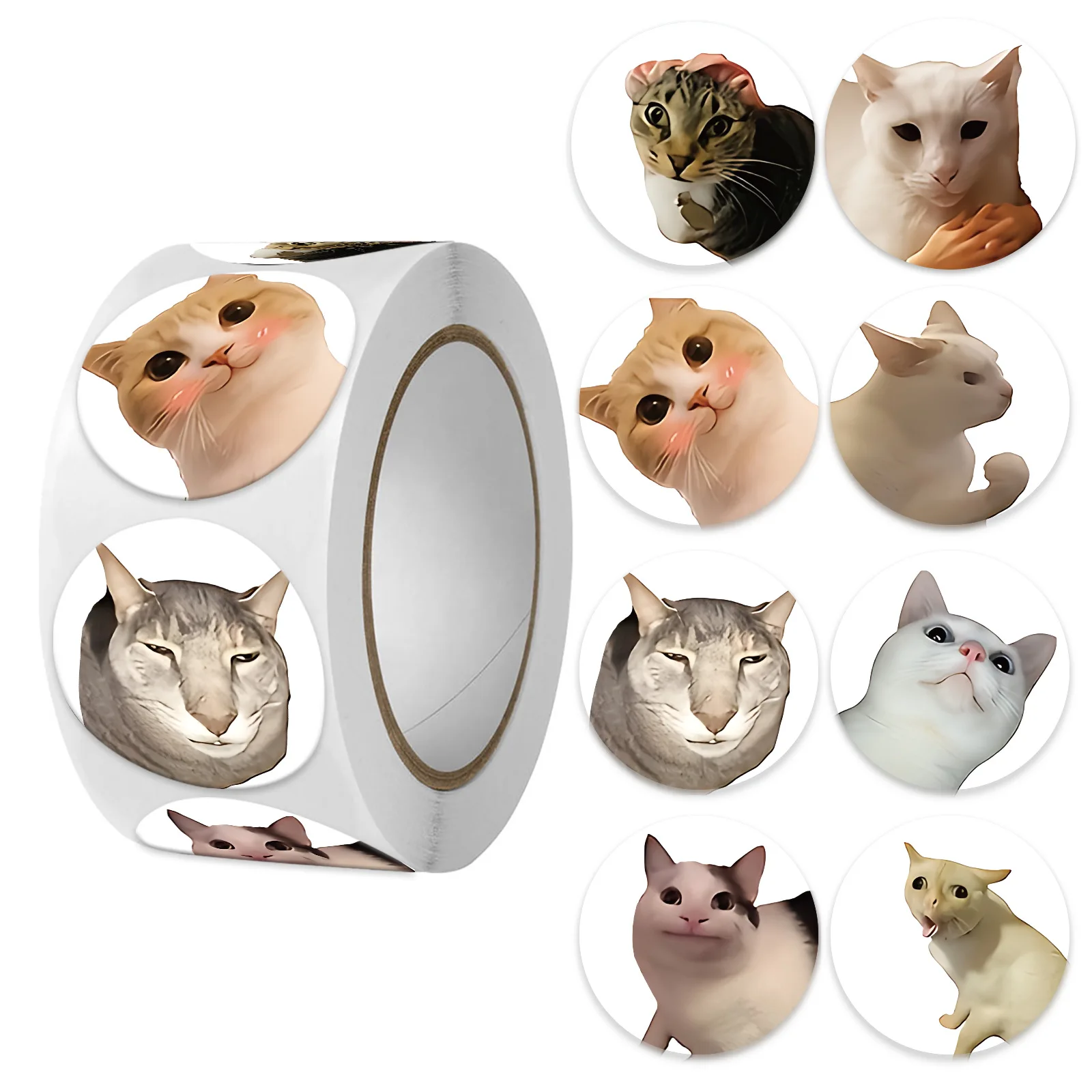 Наклейки с мультяшным котом - Фотография_4