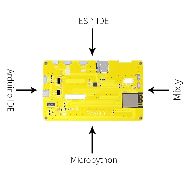 Esp32-s3 hmi 8m psram 16m flash arduino lvgl wifi и bluetooth 4 - Фотография_4