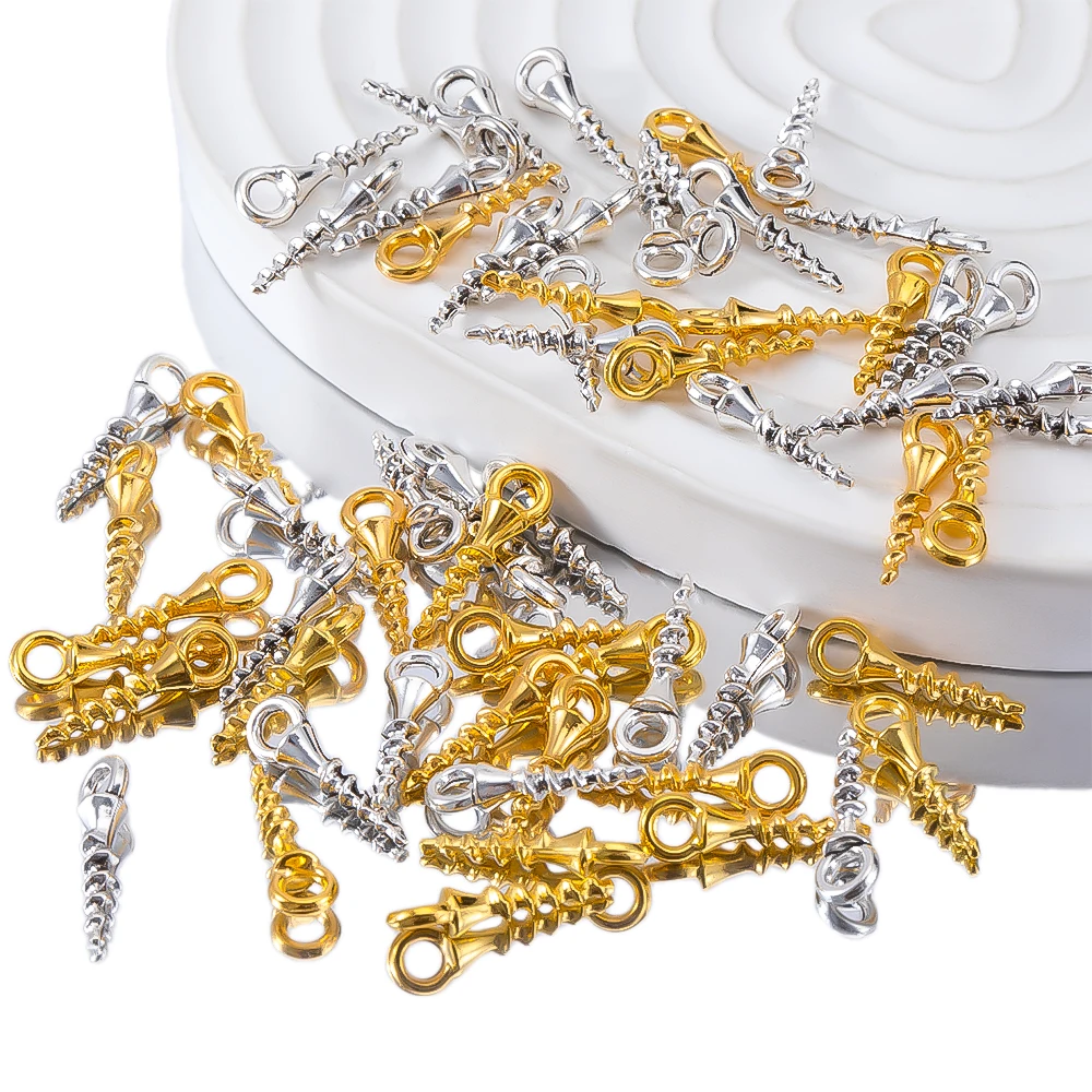 Миниатюрные винтовые соединительные подвески с одним отверстием - Фотография_4