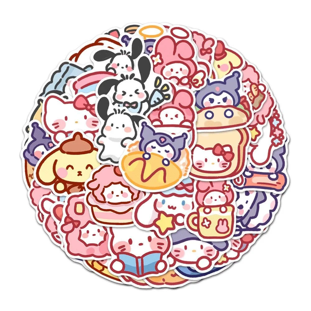 Наклейки sanrio с героями мультфильмов - Фотография_5