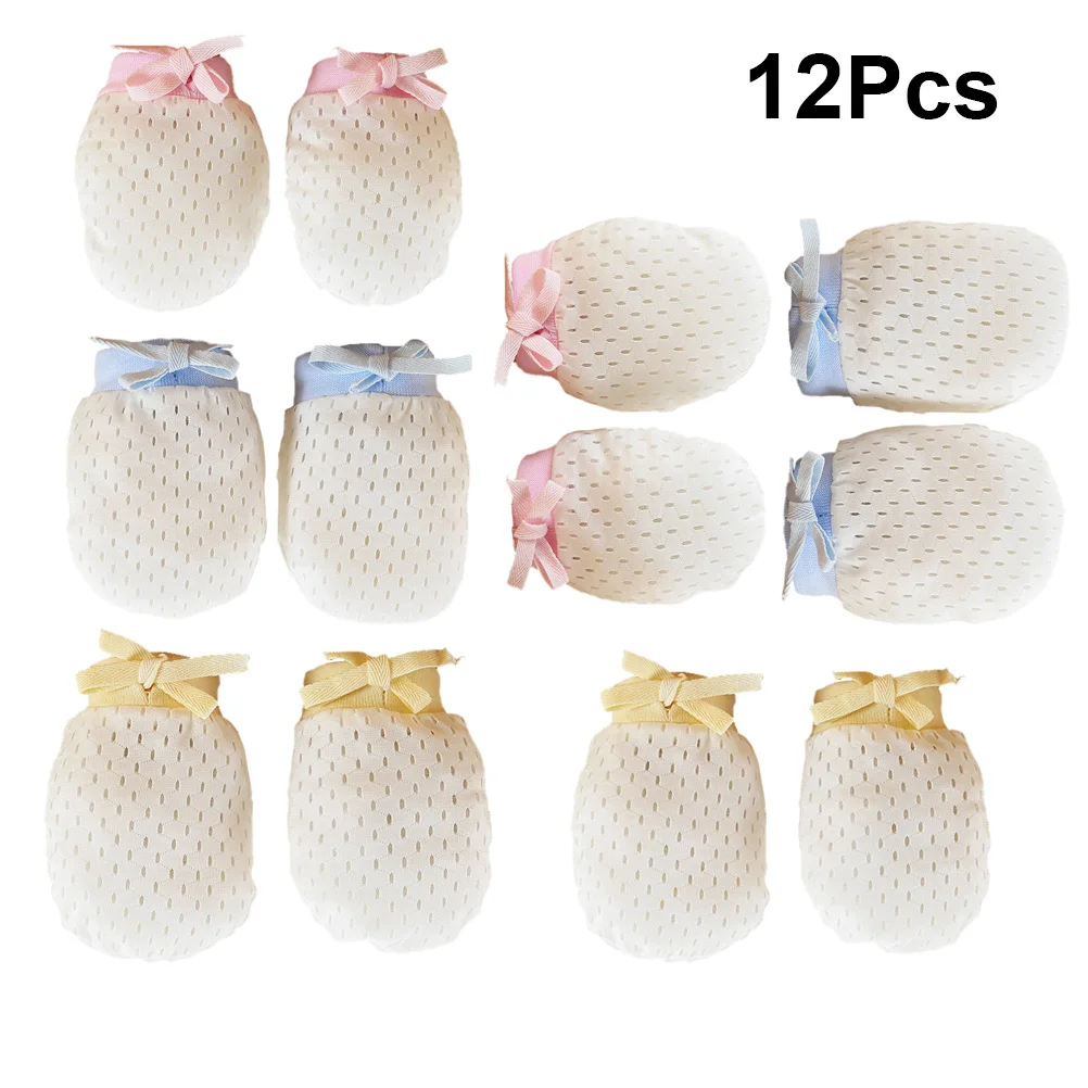 6 пар защитных перчаток от царапин для новорожденных - Фотография_6