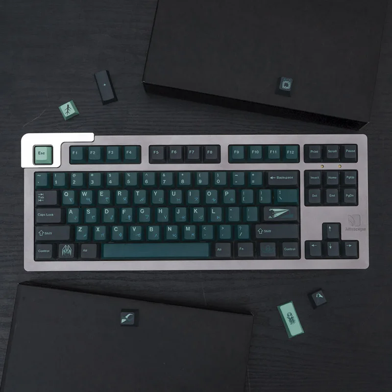 Gmk terror below большой набор колпачков из пбт dye-sub cherry profile - Фотография_2