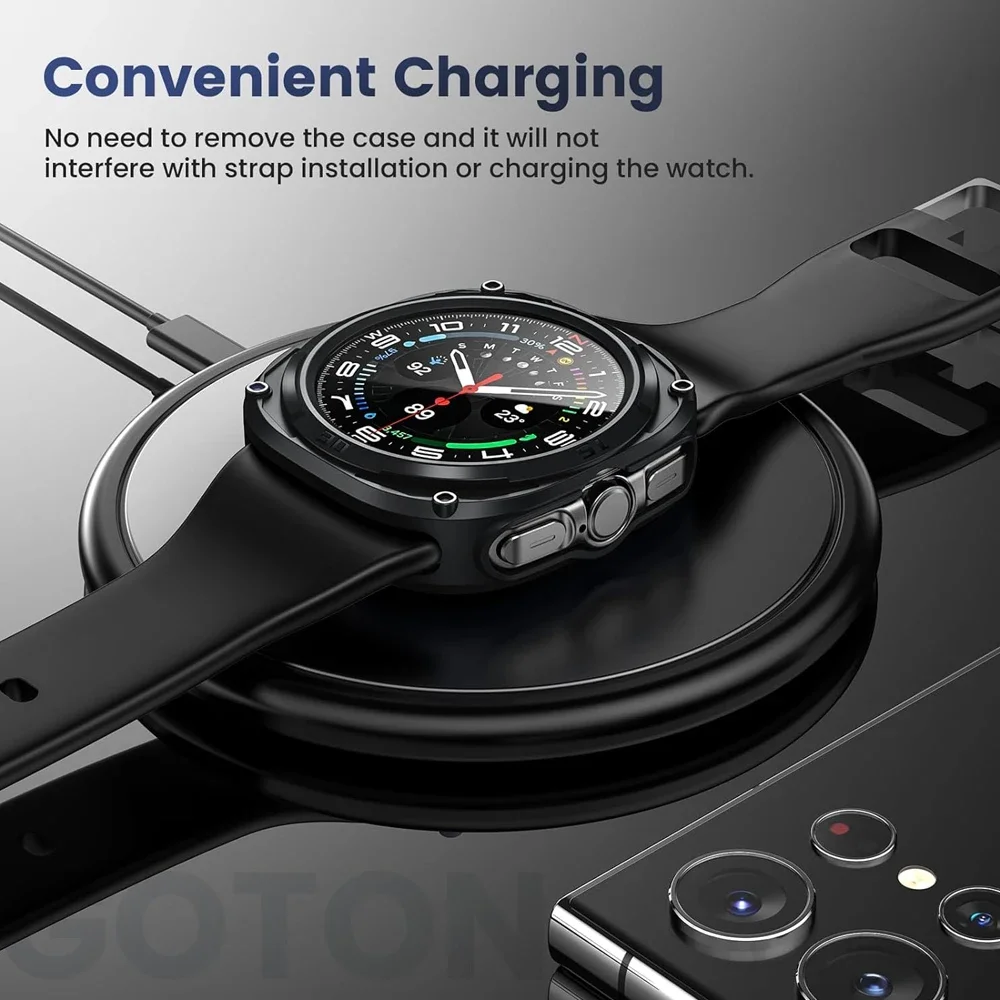 Стекло + чехол для samsung galaxy watch 7 ultra 47 мм - Фотография_6