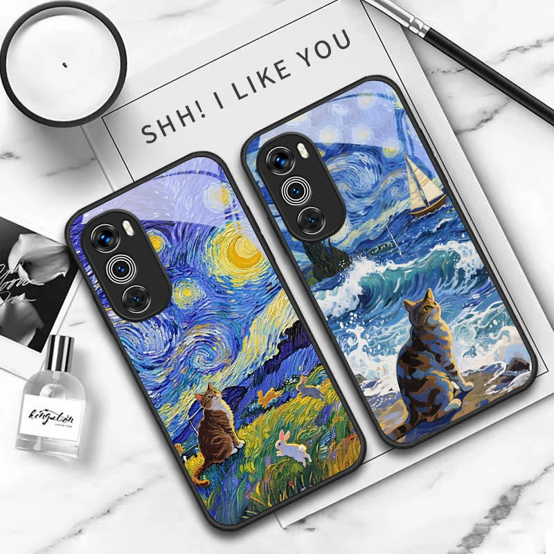 Кот на волнах для motorola moto - Фотография_5