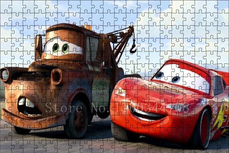 Пазлы из мультфильма «машинки диснея» - Фотография_3