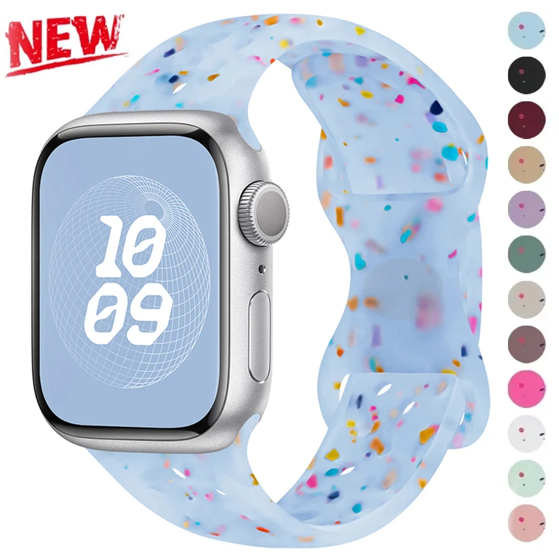 Спортивный силиконовый ремешок