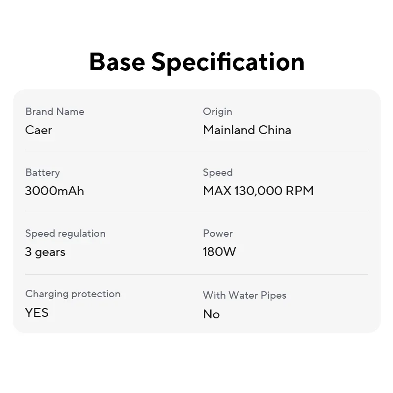Caer mini turbo jet fan электрическая - Фотография_5