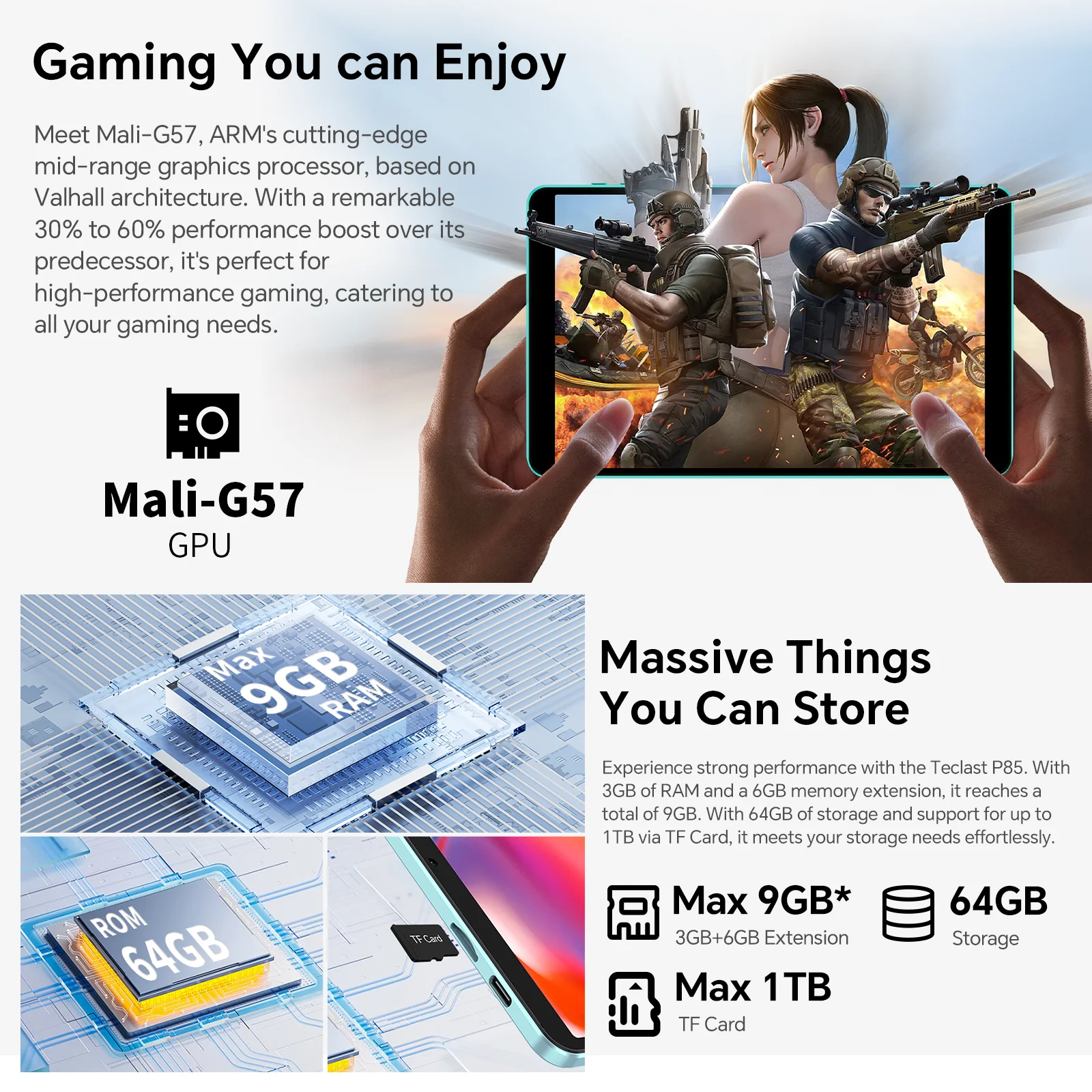 Teclast p85 android 15 планшет - Фотография_4