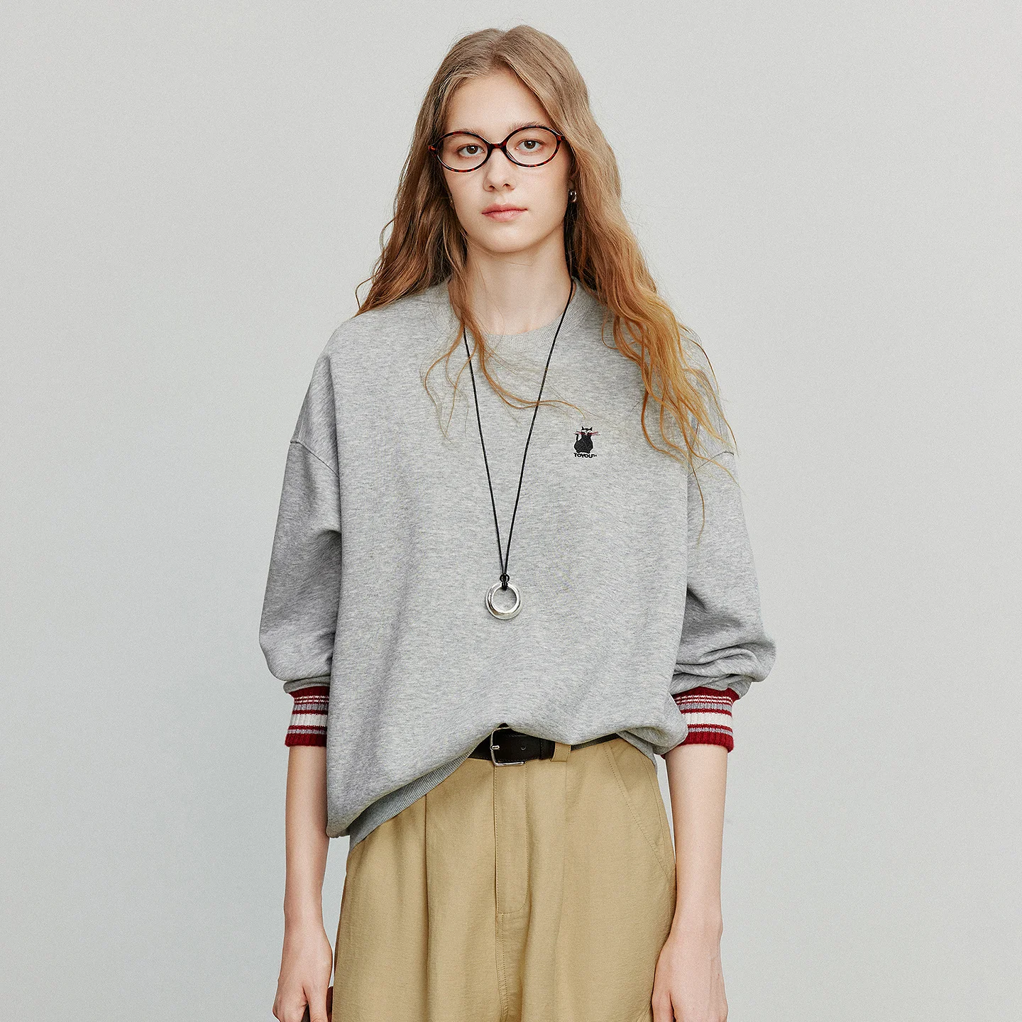 Toyouth женский пуловер с капюшоном - Фотография_2