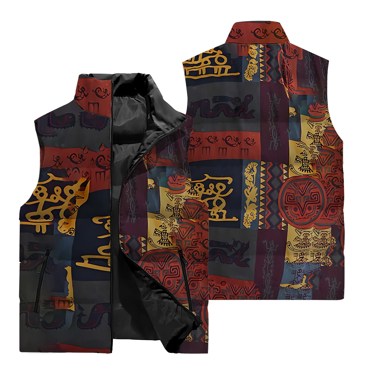 Новая мужская зимняя куртка в этническом стиле