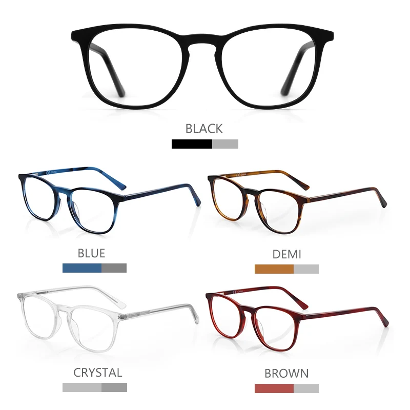 Zenottic ацетатные прозрачные квадратные очки ручной работы по рецепту - Фотография_3