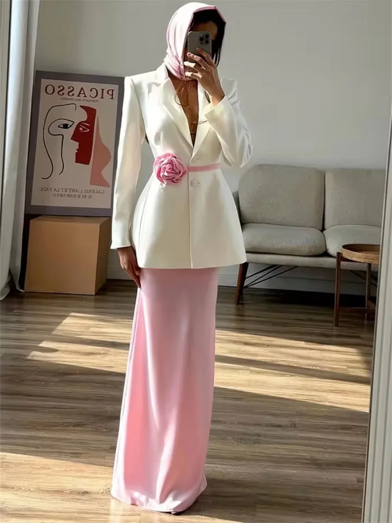 Женское платье для выпускного вечера из саудовской аравии с шарфом - Фотография_2