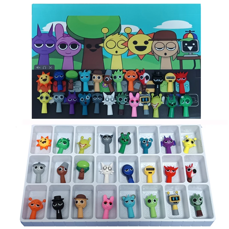 4,5 см, забавные фигурки sprunki