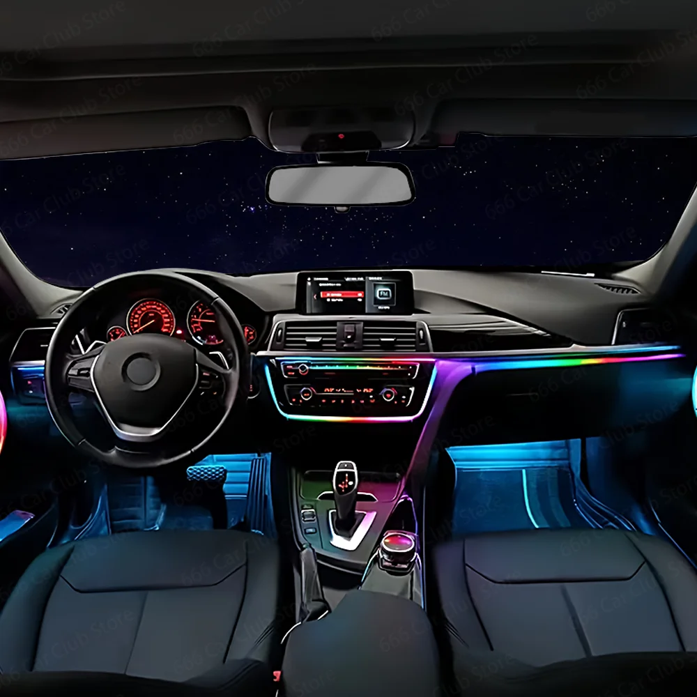 Светодиодное окружающее освещение для bmw 3/4 серии 3gt f30 f31 f32 f34 - Фотография_3