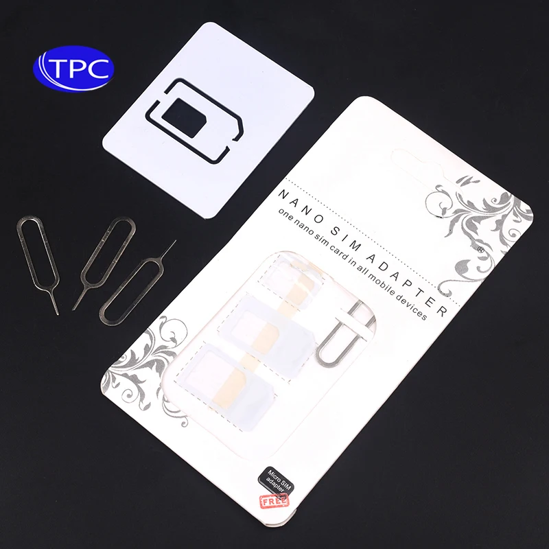 100 комплектов адаптеров для карт micro nano sim - Фотография_2