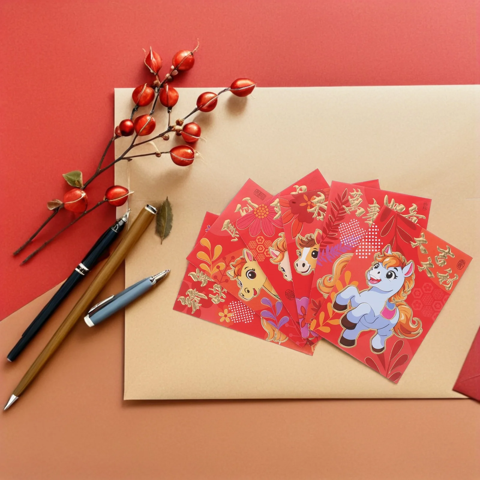 Красные конверты на китайский новый год - Фотография_4