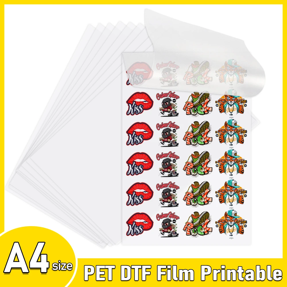Пленка a4 dtf pet для печати футболок