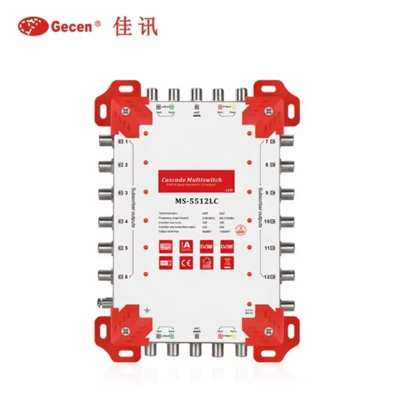 Gecen 5 в 12 выходов c ku band