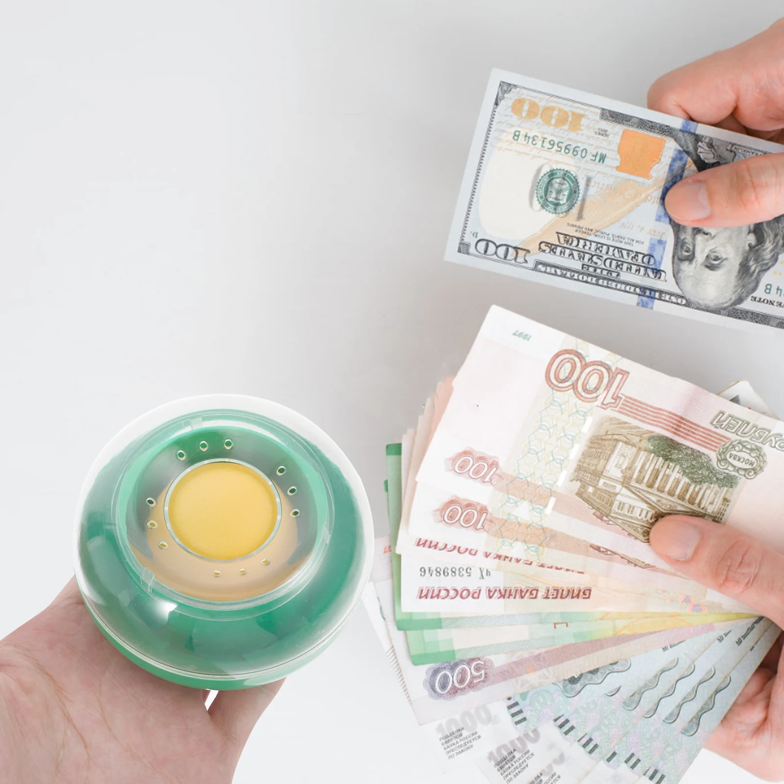 Инструмент для увлажнения бумаги на кончиках пальцев для подсчета денег - Фотография_5