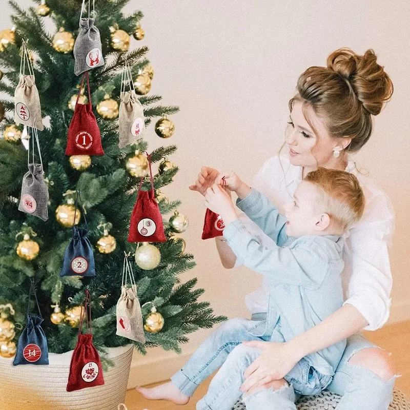 1-24 рождественский адвент-календарь с номером - Фотография_4